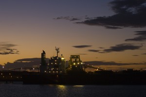 Port Hedland Port at Night